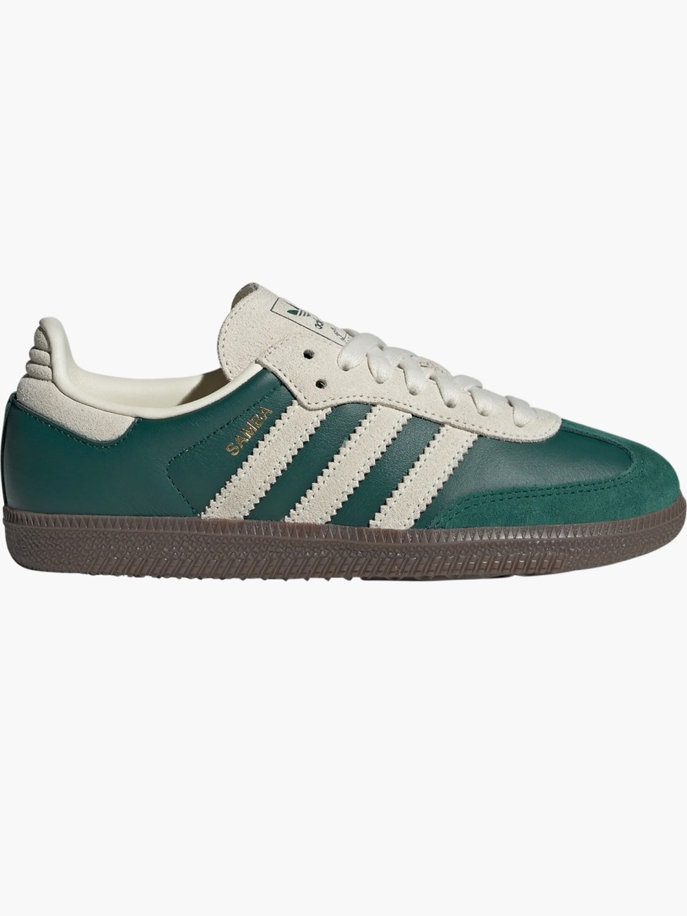 New without tags Women’s adidas Samba OG Mineral Green& White Classic Sneaker